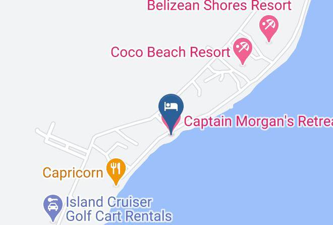 Belize - Captain Morgan's Retreat Maps