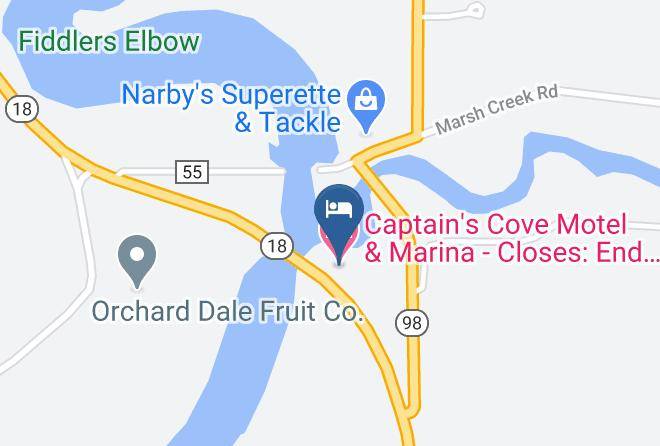 Orleans - Captain's Cove Motel & Marina Maps