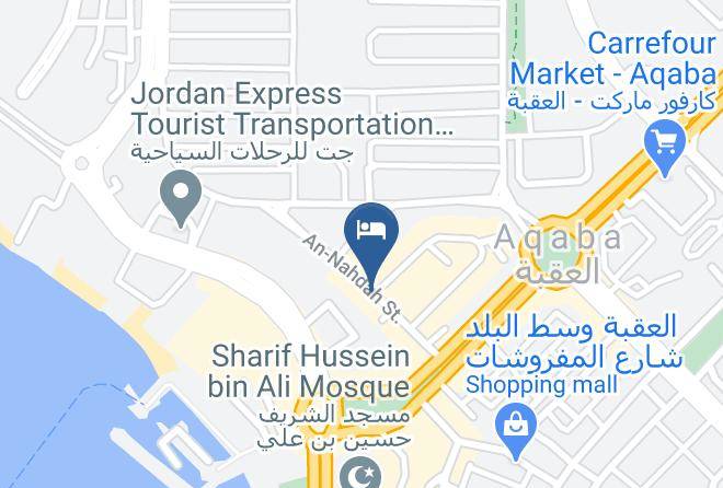 Al Aqaba Qasabah - Captain's Hotel Maps