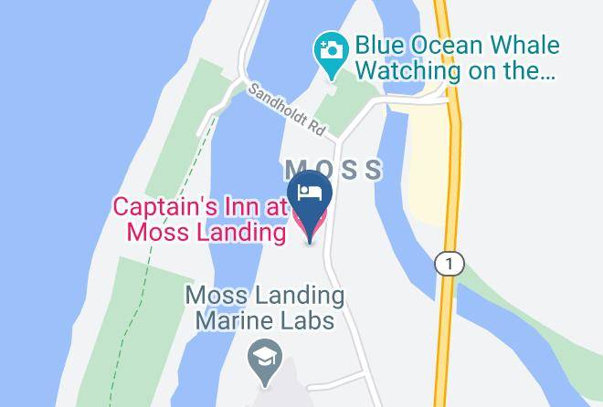 Monterey - Captain's Inn At Moss Landing Maps