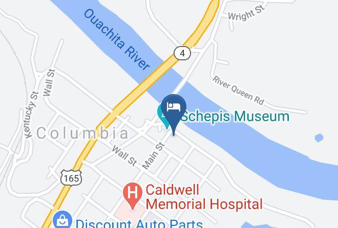 Caldwell Par - Captain's Quarters B & B Maps