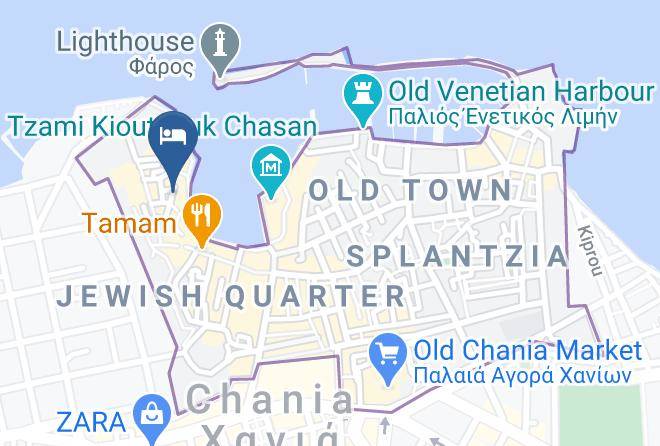 Khania - Captain Vasilis Hotel Maps