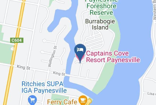 Captains Cove Resort Paynesville Map
