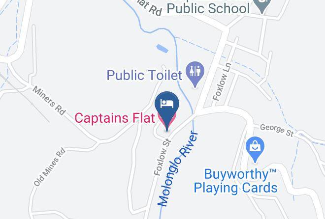 Queanbeyan Palerang Regional - Captains Flat Hotel Maps