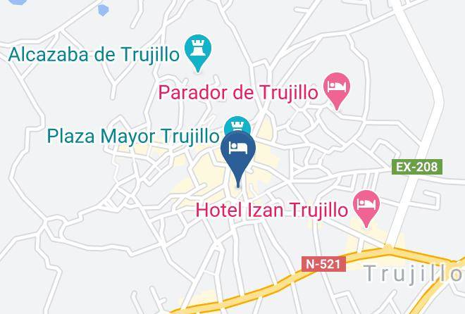 Caceres - C A R La Sinagoga De Trujillo Maps