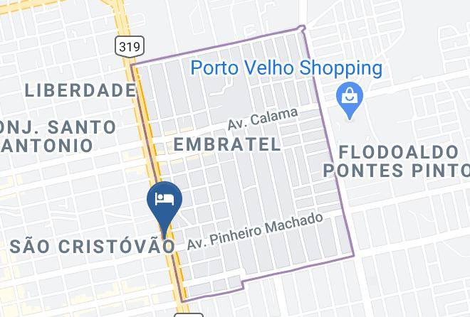Porto Velho - Caramuru Hotel Maps