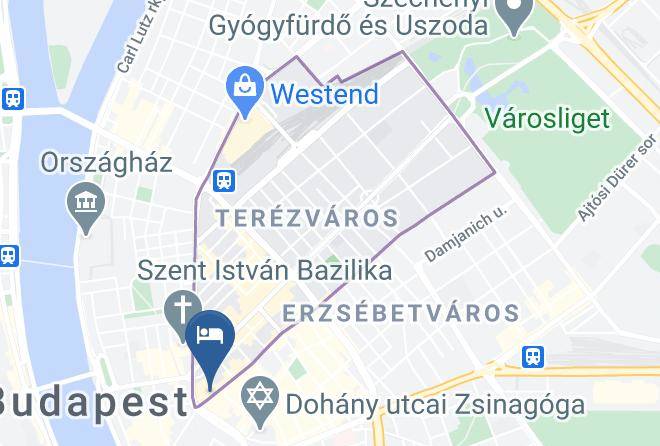 Budapest Erzsebetvaros - Carat Boutique Hotel Maps