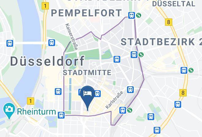 Dusseldorf - Carathotel Dusseldorf City Maps