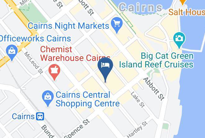 Cairns - Caravella Central Backpackers Maps