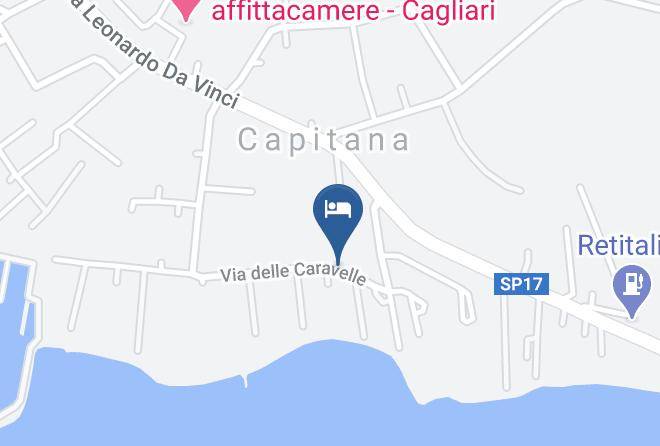 Cagliari - Caravelle Center Srl Maps