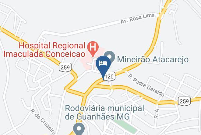 Guanhaes - Caravelle Hotel Guanhaes Mg Maps