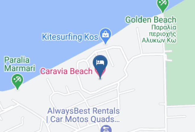 Kos - Caravia Beach Hotel Maps