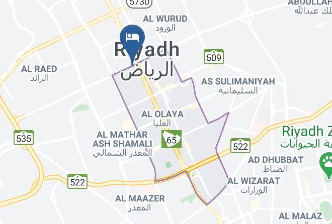 Riyadh - Carawan Al Fahad Hotel Maps