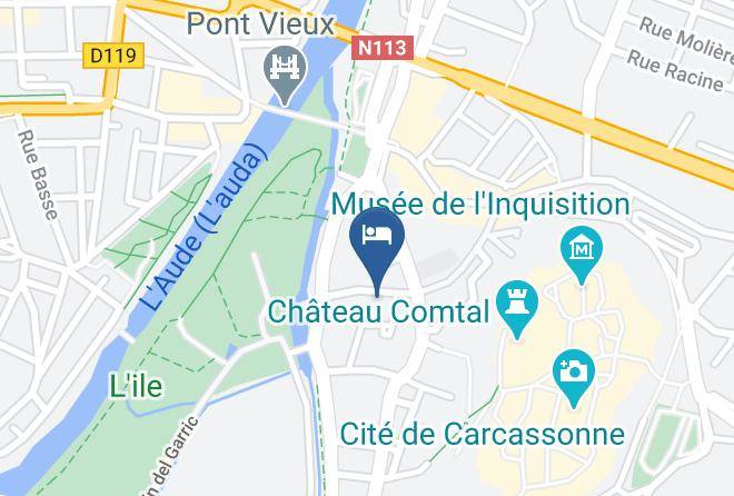 Aude - Carcassonne Bed And Breakfast Maps