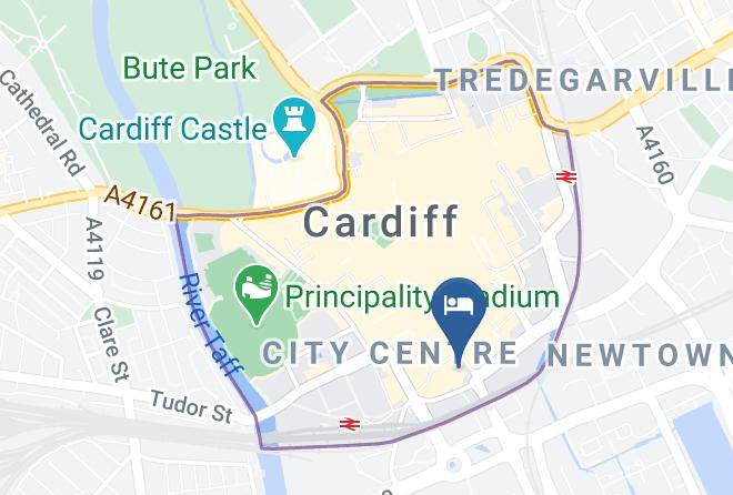 Cardiff - Cardiff Marriott Hotel Maps