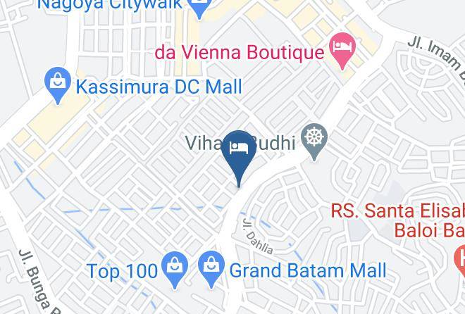 Batam - Cardinal Lucky Star Hotel Maps