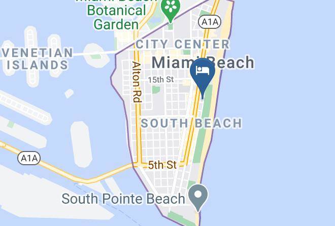 Cardozo South Beach Map