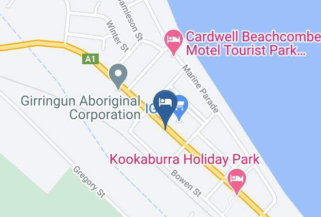 Cassowary Coast - Cardwell The Beach Maps
