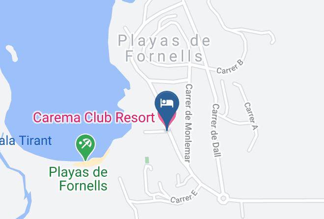 Carema Club Resort Map