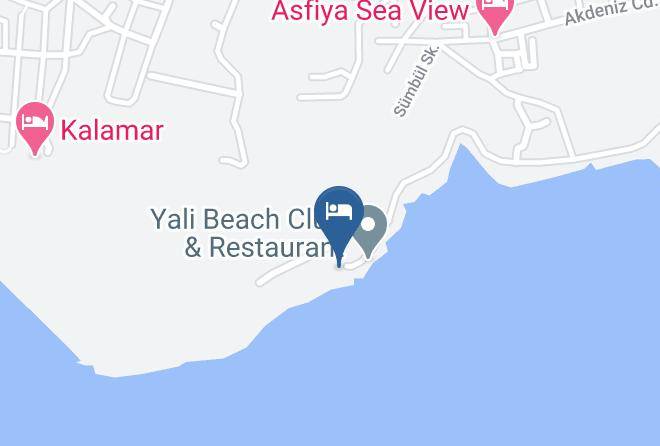 Antalya - Caretta Hotel & Beach Club & Restaurant & Cafe Bar Kalkan Maps
