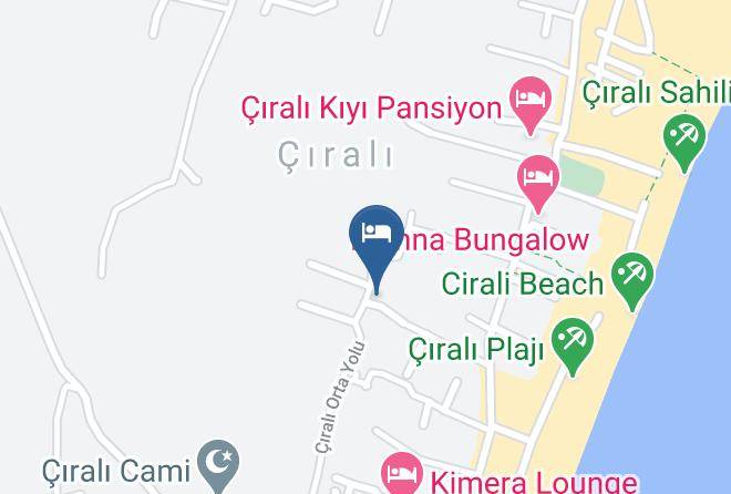 Antalya - Caretta Caretta Pansiyon Maps