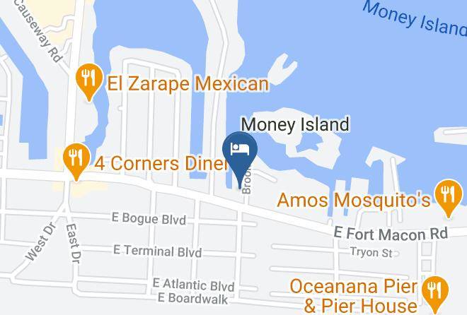 Carteret - Caribbe Inn Maps