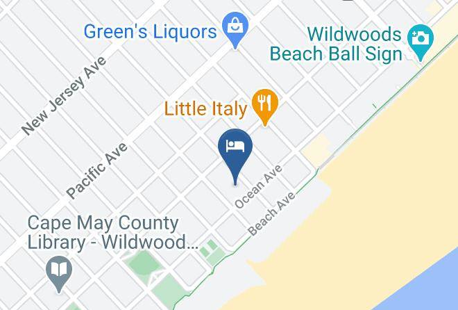 Cape May - Caribbean Motel Maps