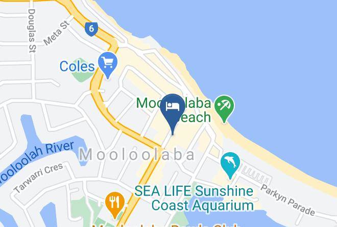 Caribbean Resort Mooloolaba Map