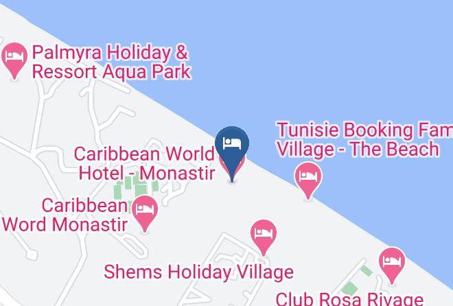 Tunisia - Caribbean World Hotel Monastir Maps