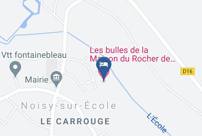 Seine Et Marne - Les Bulles De La Maison Du Rocher De Fontainebleau Maps