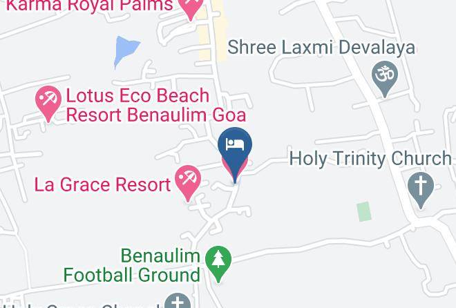 Salcete - Carina Beach Resort Maps