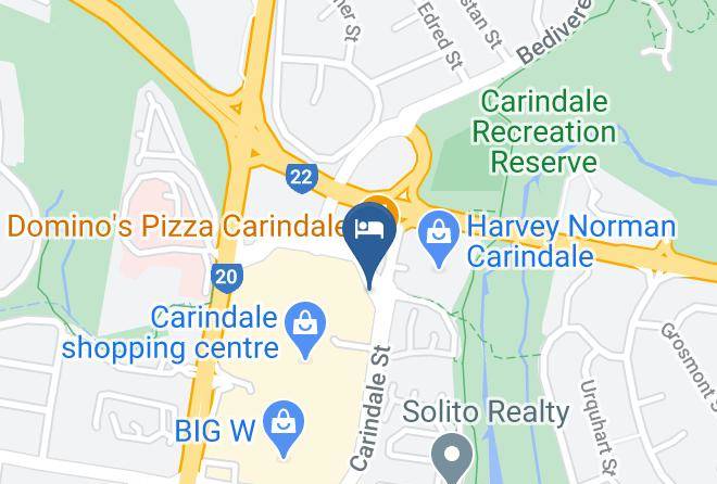 Brisbane - Carindale Hotel Maps
