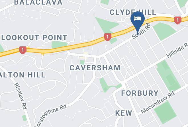 Dunedin - Carisbrook Motel Maps