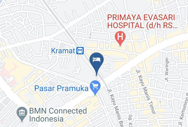 Central Jakarta - Caristo Grande Hotel Maps