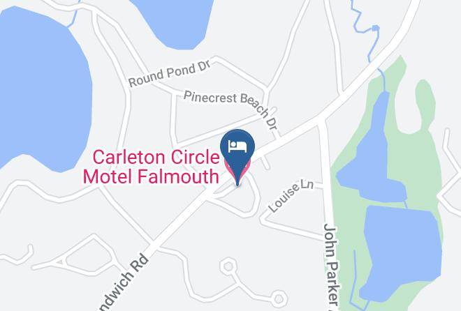 Barnstable - Carleton Circle Motel Falmouth Maps