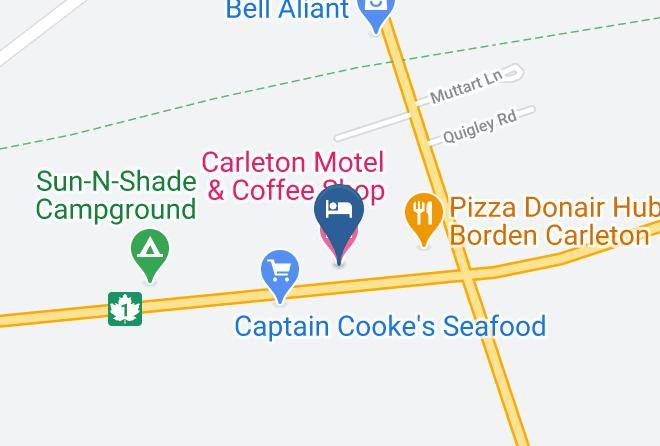 Prince - Carleton Motel & Coffee Shop Maps