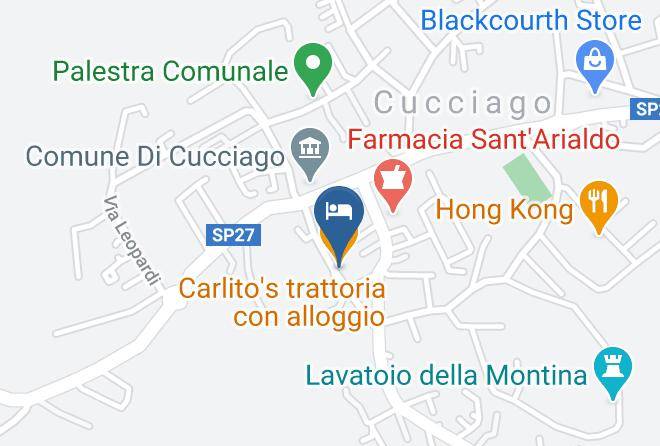 Como - Carlito's Trattoria Con Alloggio Maps