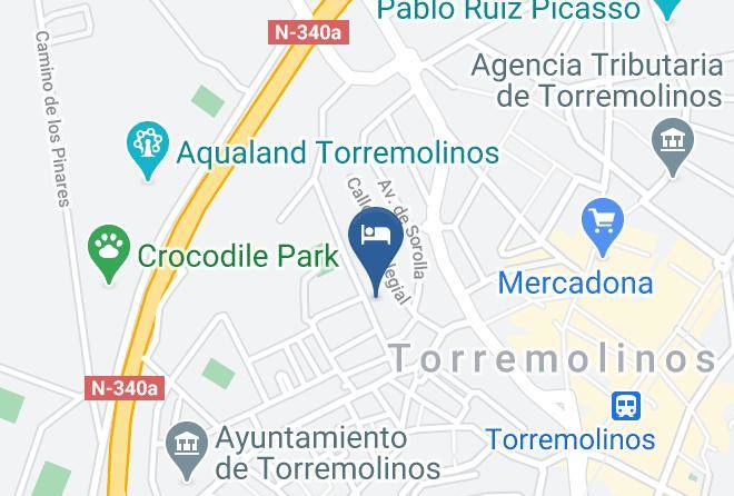 Malaga - Hotel Carlos 1 Maps