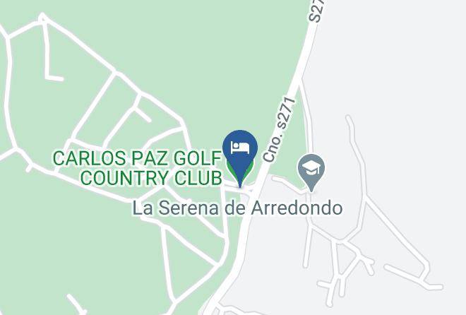 Punilla Department - Carlos Paz Golf Country Club Maps