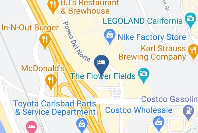 San Diego - Carlsbad By The Sea Hotel Maps