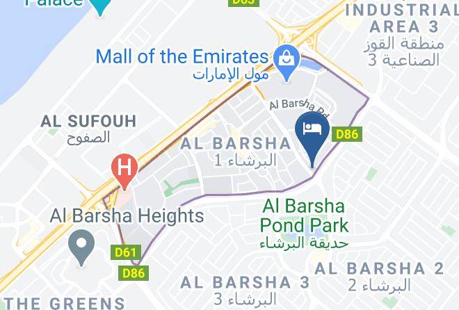 Dubai - Carlton Al Barsha Hotel Maps