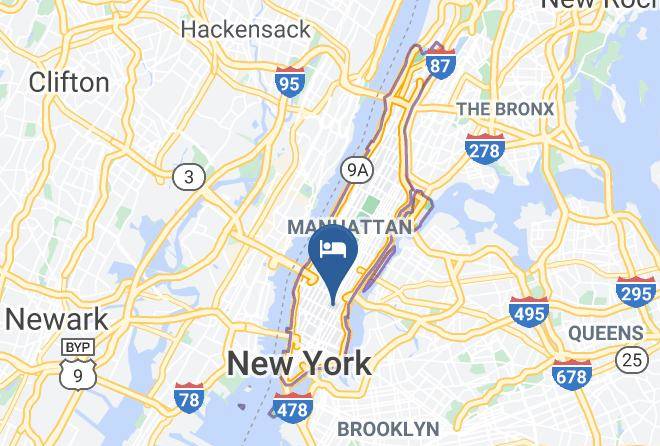 Carlton Arms Hotel Map