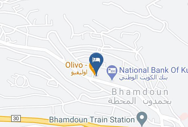 Aaley - Carlton Bhamdoun Hotel Maps