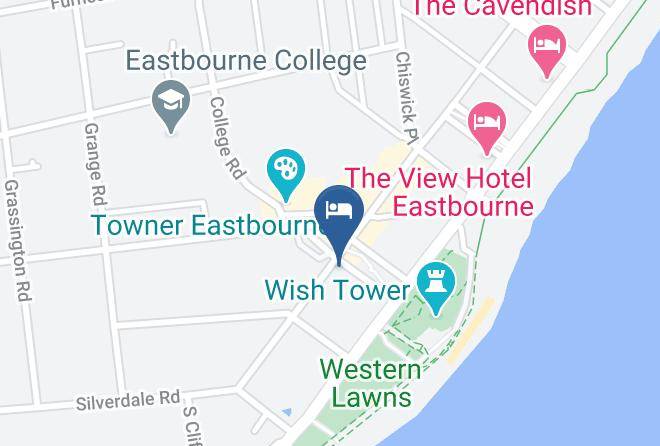 East Sussex - Carlton Court Hotel Eastbourne Maps