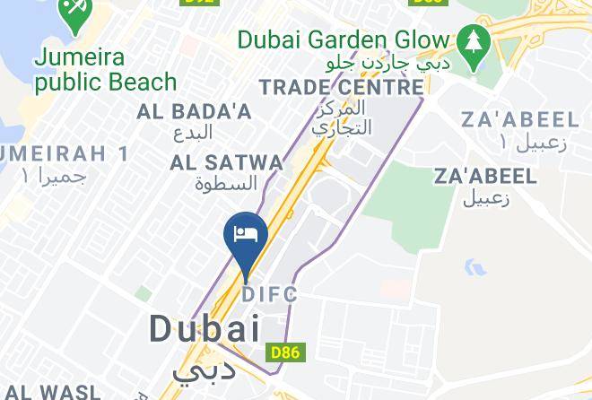 Dubai - Carlton Downtown Hotel Maps