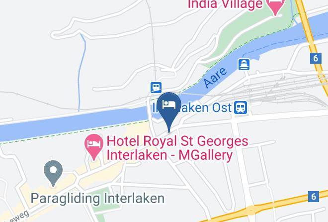 Carlton Europe Vintage Adults Hotel Map