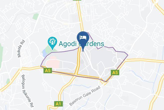 Ibadan - Carlton Gate Xclusive Hotel Agodi Ibadan Maps