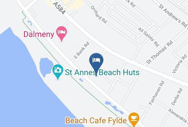 Lancs - Carlton Hotel & Banksys Cafe Bar Maps