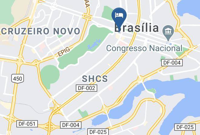 Brasilia - Carlton Hotel Maps