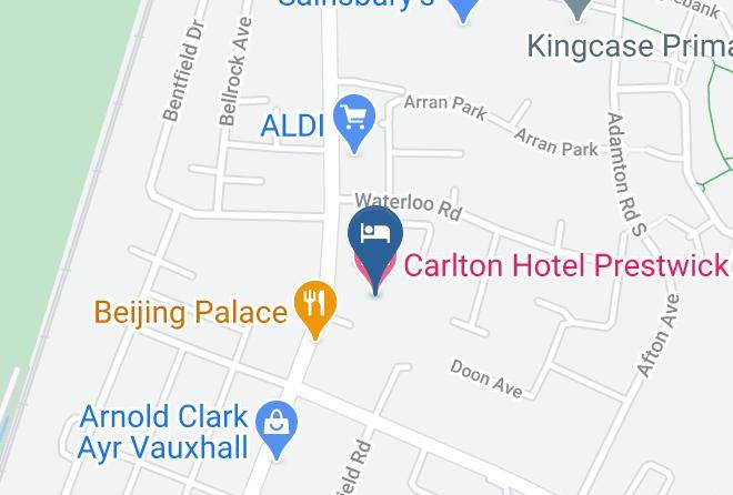 South Ayrshire - Carlton Hotel Prestwick Maps